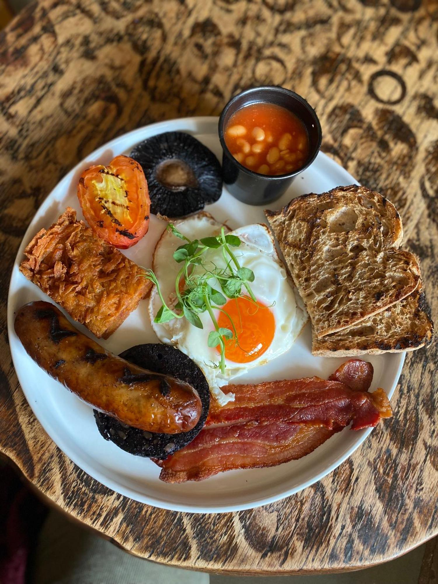 The George Inn Barford St Michael Zewnętrze zdjęcie English breakfast